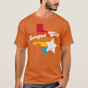 League City Texas Vintage Distressed Souvenir 2 T-Shirt