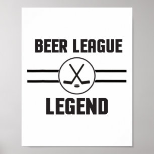 League Legend Hockey Poster
