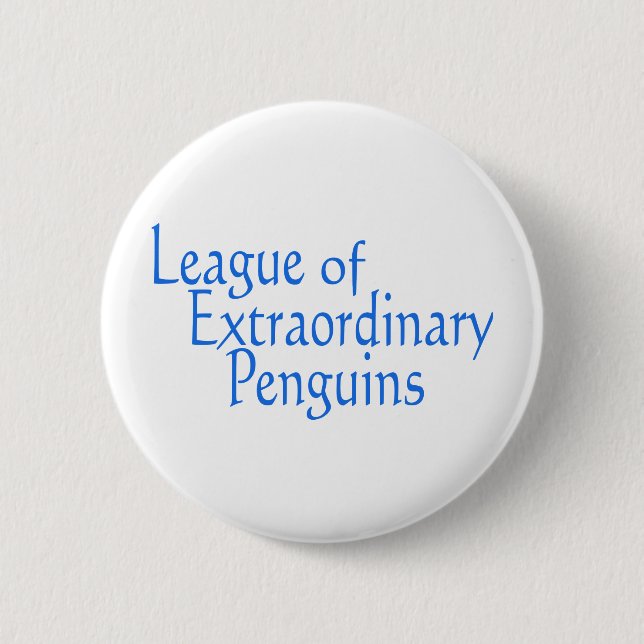 League of Extraordinary Penguins 3 6 Cm Round Badge (Front)