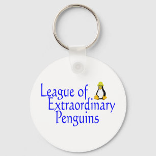 League of Extraordinary Penguins 4 Key Ring