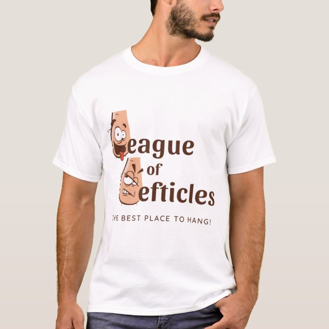 League of Lefticles Colour T-Shirt (Front)