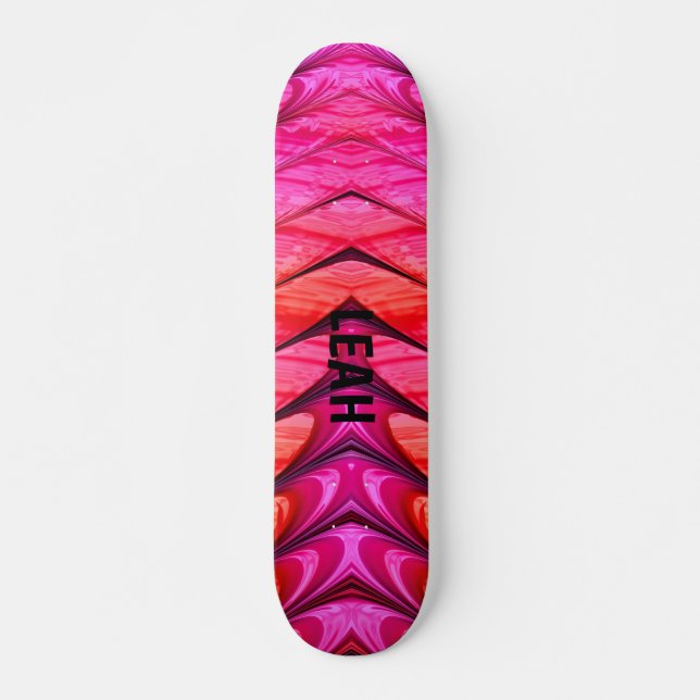 LEAH ~ Cool Skateboard : Great Gift  (Front)