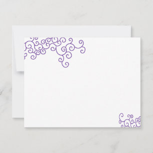 Leah Custom Bat Mitzvah RSVP Card
