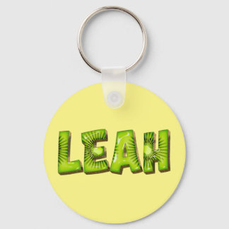 Leah Name Kiwi Design Schlüsselanhänger Key Ring