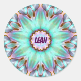 LEAH ~ Personalised Paua Shell Sticker ~
