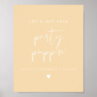 LEAH Vibrant Pastel Yellow Popcorn Bar Wedding 