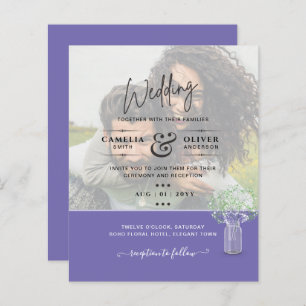 LeahG PHOTO OVERLAY Gypsophila Wedding Invite