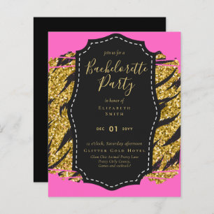 LeahG Pretty Girly Bachelorette Glam Animal Prints