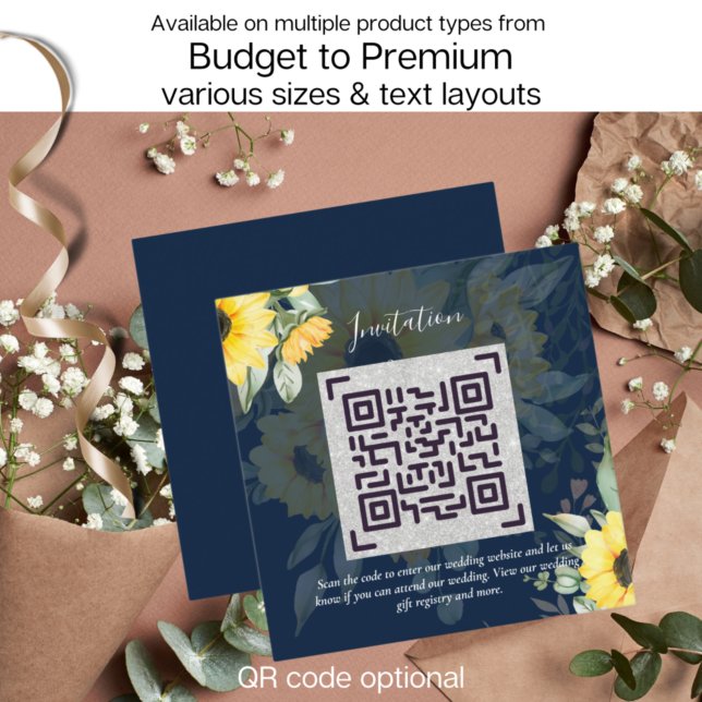 LeahG QR Code Wedding Details Insert RSVP Gifts  (Creator Uploaded)