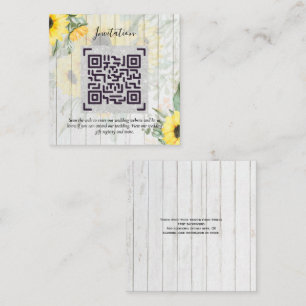 LeahG QR Code Wedding Details Insert RSVP Gifts