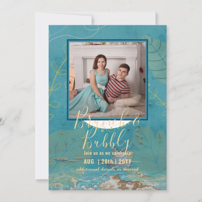 LeahG Trending Brunch Bubbly PHOTO Wedding (Front)