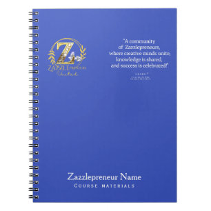 LeahG's Zazzle Business Course Personalised Notebook