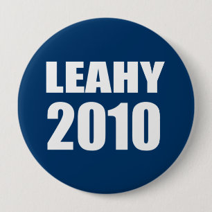 LEAHY 2010 10 CM ROUND BADGE