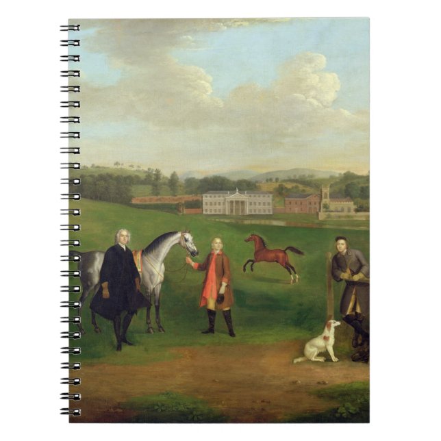 Leak Okeover, Rev. John Allen and Captain Chester Notebook (Front)