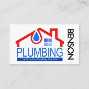 Leaking Home Plumbing Water Business Card