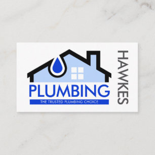 Leaking House Plumbing Water Business Card