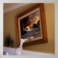 Leaky Frame Poster