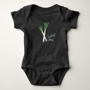 Leaky Leek Funny Pun Baby Shirt