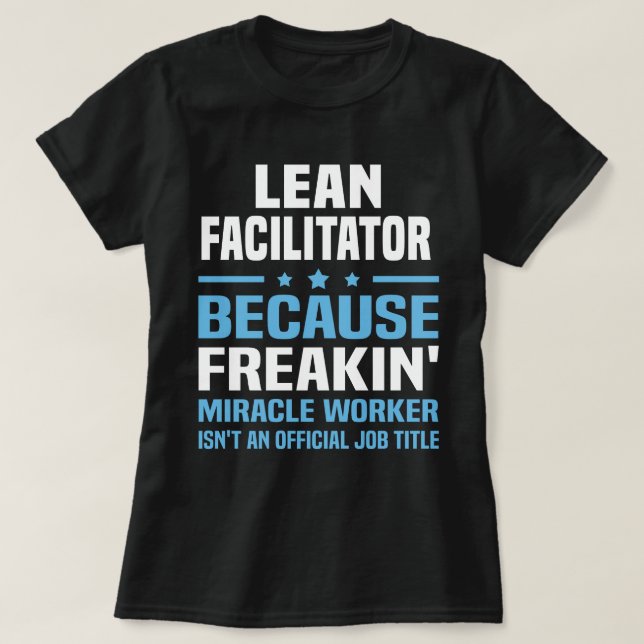 Lean Facilitator T-Shirt (Design Front)