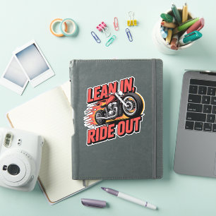 Lean in Ride out, Vintage Biker