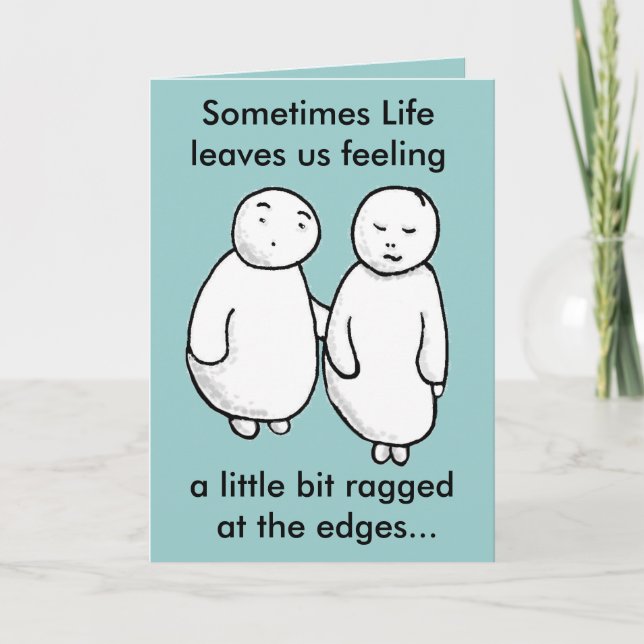 Lean on me - when you feel down card (Front)