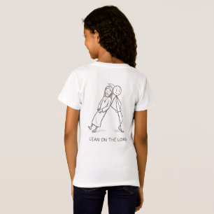 Lean on the Lord Funny Jesus Stick Figure T-shirt