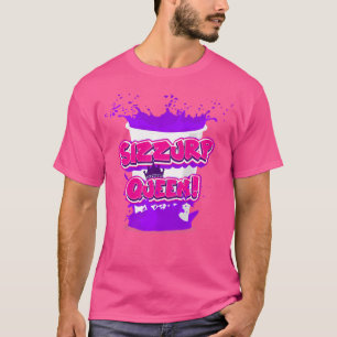Lean Purple Drank Codeine Syrup Sizzurp Queen Hip T-Shirt