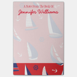 Lean Sailboat Pattern   Add Your Name Post-it Notes