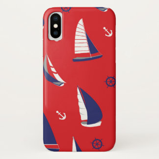 Lean Sailboat Pattern Case-Mate iPhone Case