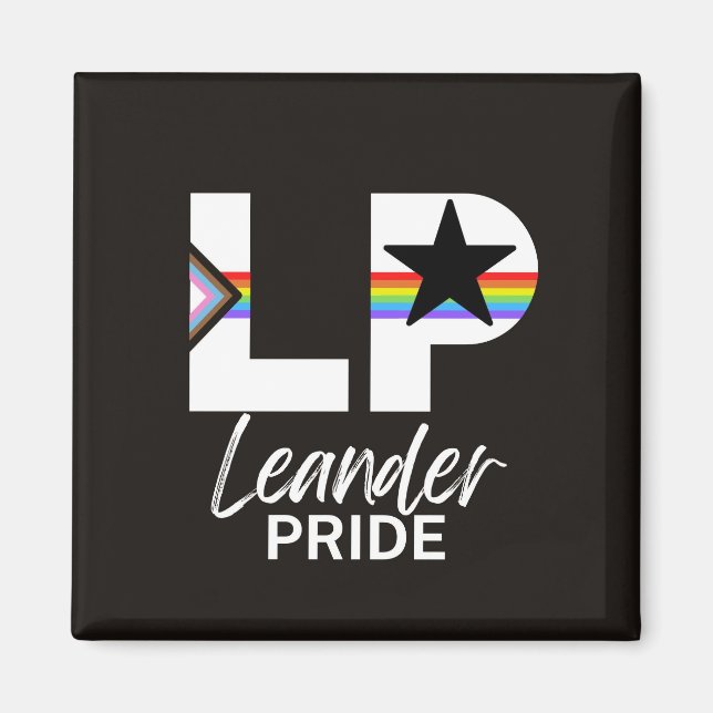 Leander PRIDE Merch! Magnet (Front)