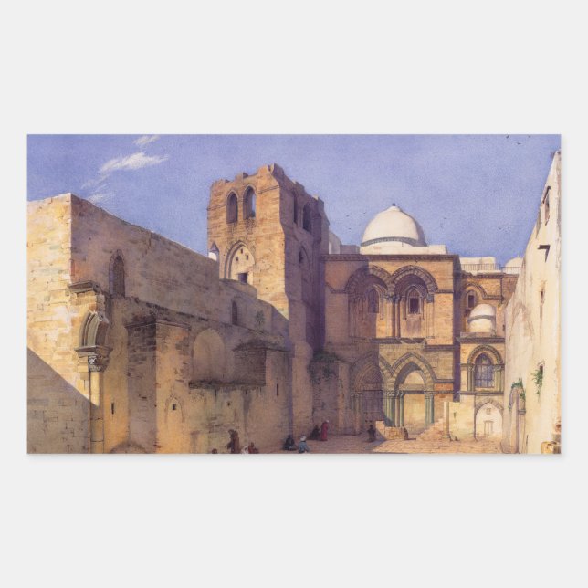 Leander Russ The Church of the Holy Sepulcher Rectangular Sticker (Front)