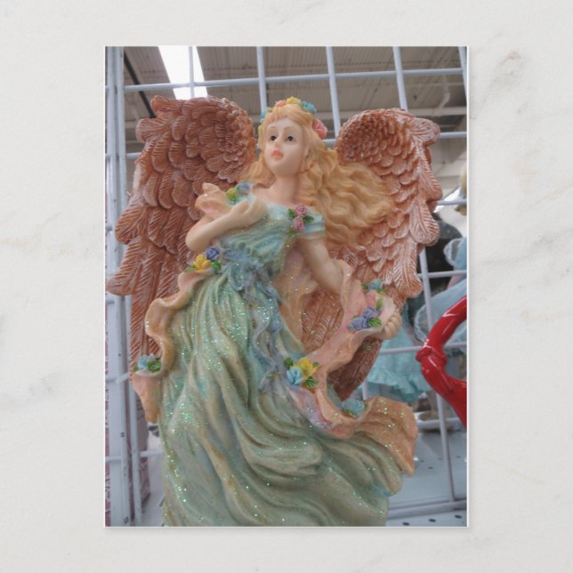 Leaning Angel Postcard (Front)