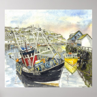 'Leaning Toward Low Tide' Poster