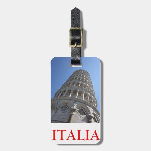 Leaning Tower/Italia Tag (Front Vertical)