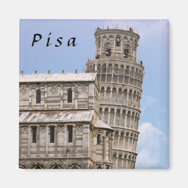 Leaning Tower of Pisa and Cathedral Magnet (Front)
