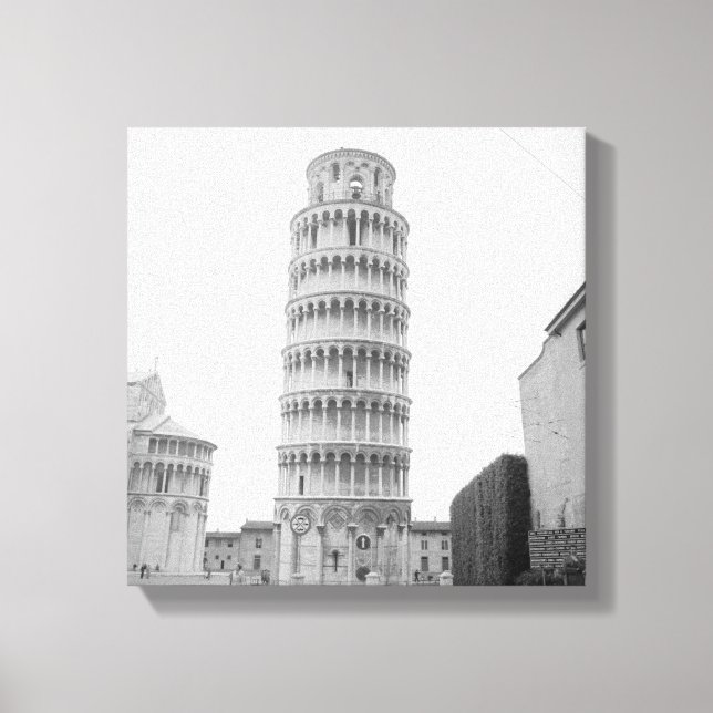Leaning Tower of Pisa Canvas Print (Front)
