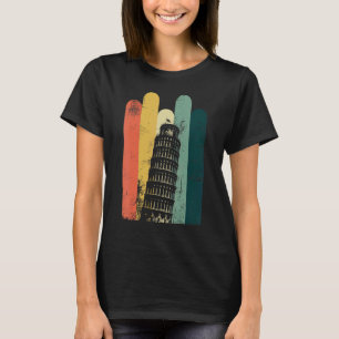Leaning Tower of Pisa Italy Building Landmark T-Shirt