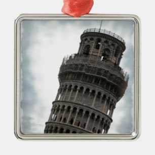 Leaning Tower of Pisa Metal Tree Decoration