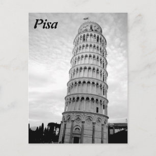 Leaning tower of Pisa Postcard