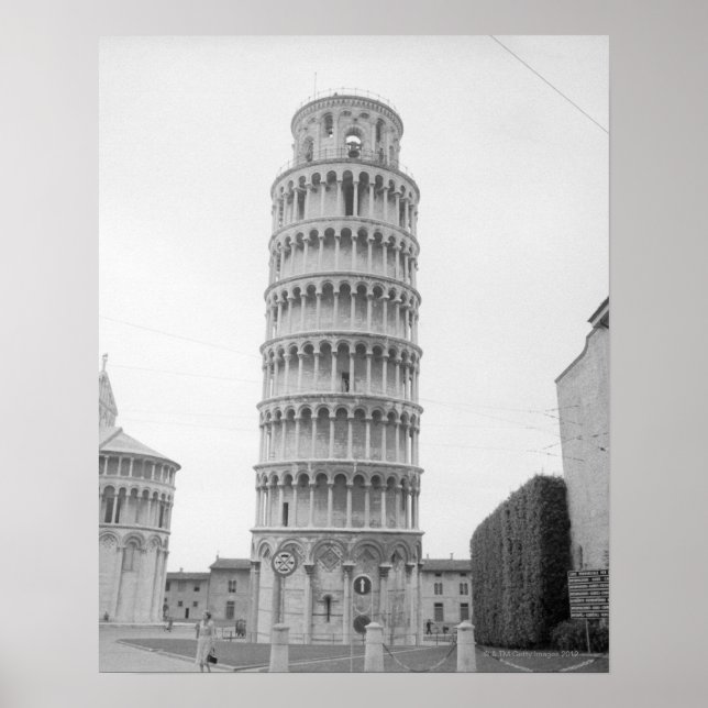 Leaning Tower of Pisa Poster (Front)