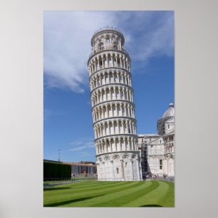 Leaning Tower of Pisa Poster