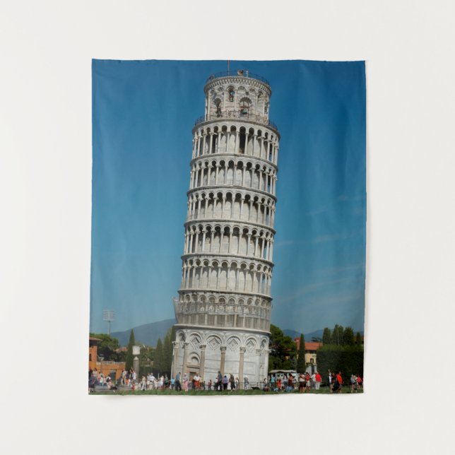 Leaning Tower of Pisa Tapestry (Front)