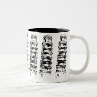 Leaning Tower of Pisa Two-Tone Coffee Mug