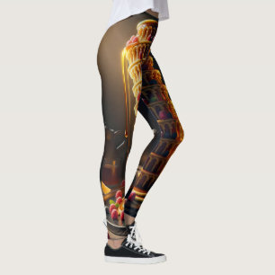 Leaning Tower of Yummy! Leggings