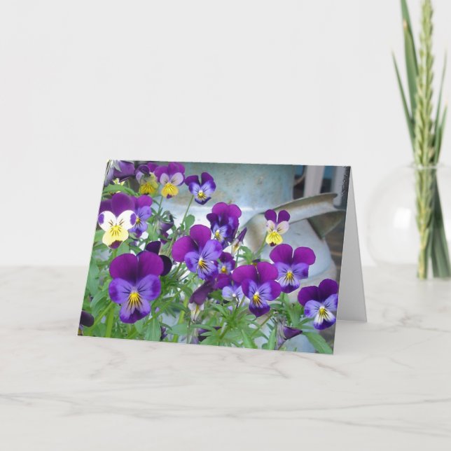 LeAnn's Violets Card (Front)