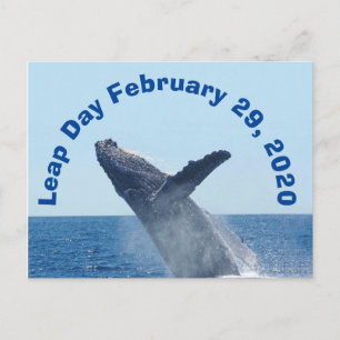 Leap Day February 29, 2020 Postcard