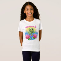 Leap Frog girl's custom T shirt birthday