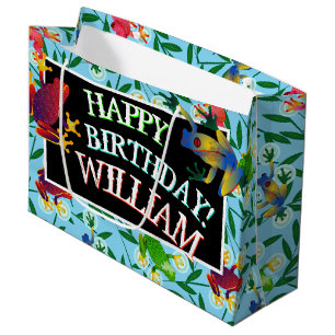 Leap Frog Personalised Birthday Large Gift Bag