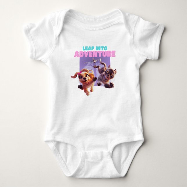 Leap Into Adventure Baby Bodysuit (Front)