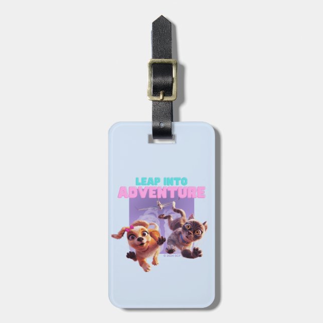 Leap Into Adventure Luggage Tag (Front Vertical)